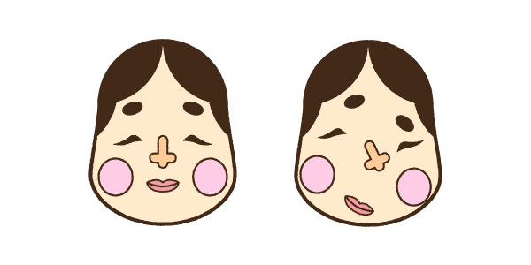 福笑いのフリー素材イラスト Kagoのイラスト工房 福笑いのフリー素材イラスト Kagoのイラスト工房